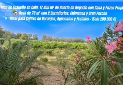 Finca Rústica en venta en [node:field-ubicacion:parent], Zona Málaga